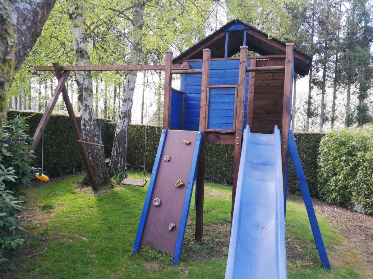 Maison avec piscine et sauna à Vire Extérieur photo
